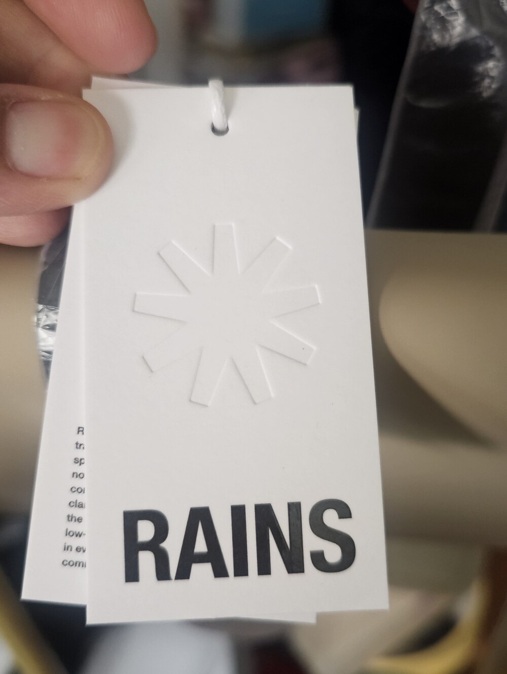 RAINS BACKPACK MINI W3 - SAND COLOR - NWT - Picture 4 of 5